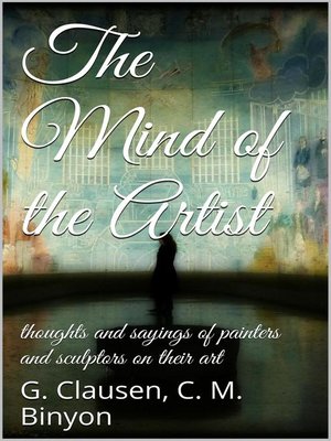 cover image of The Mind of the Artist